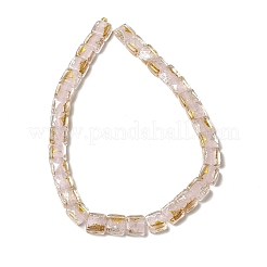 Handgefertigte Bunte Malereiperlen aus Goldfolie und Silberfolie&nbsp;FOIL-C001-01A-07