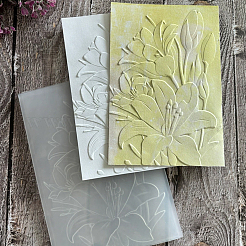 Plantillas para carpetas de estampación en relieve de plástico PP&nbsp;DIY-WH20048-050B