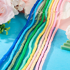 10 Strang 10 Stile handgemachte Polymer Clay Perlenstränge&nbsp;CLAY-TA0001-75