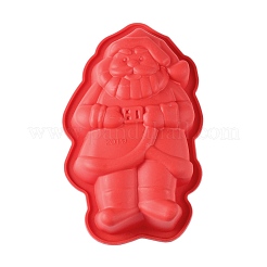 Weihnachtsmann-Kuchen-DIY-Statuenform aus lebensmittelechtem Silikon&nbsp;DIY-K075-06