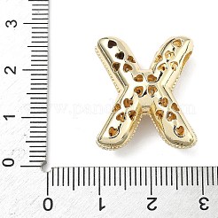Pendentifs avec zircon cubiques à micro-pavés en laiton&nbsp;KK-Z108-02G-X