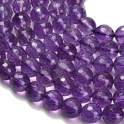 Natürlichen Amethyst Perlen Stränge&nbsp;G-H329-D01-8mm-B