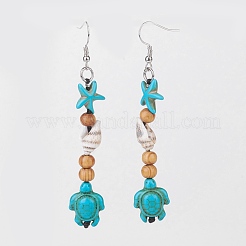 Holz Schmuck-Sets&nbsp;SJEW-JS00967