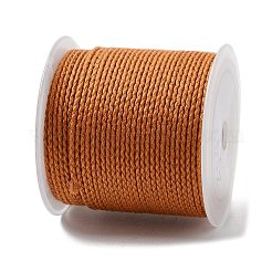 Cordon tressé en polyester de 20 m pour la fabrication de bijoux&nbsp;OCOR-G015-04A-10