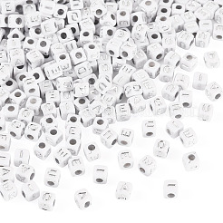 500pcs 5 Arten undurchsichtige Acrylperlen&nbsp;OACR-TA0003-45