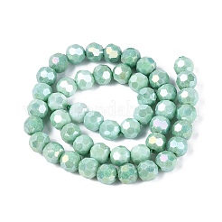 Fili di perle di vetro galvanizzate anti-ossidazione&nbsp;EGLA-ZX010-8mm-11