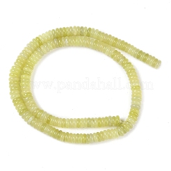 Natürliche Zitronen Jade Perlen Stränge&nbsp;G-Q159-B11-01