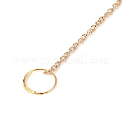 Drahtumwickelter natürlicher Amethystring mit Lebensbaum-Anhängerdekoration&nbsp;HJEW-K046-05G-06