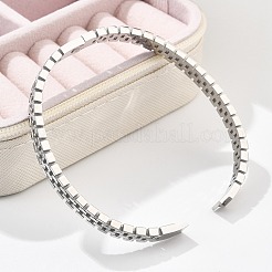 304 Edelstahl-Uhrenarmband-Armreifen für Damen&nbsp;BJEW-Z092-03P
