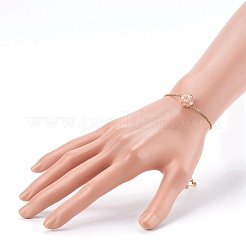 Braccialetti regolabili in ottone&nbsp;BJEW-JB06014-03