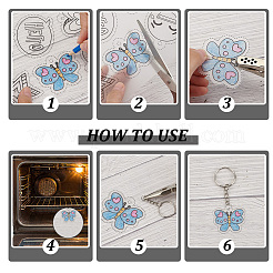 DIY-Schrumpffolien aus Kunststoff zum Herstellen von Schmucksets&nbsp;DIY-AR0004-01