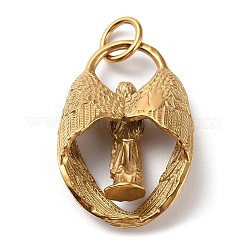 Placcatura ionica (ip) ciondoli in acciaio inossidabile 304&nbsp;STAS-D067-05G
