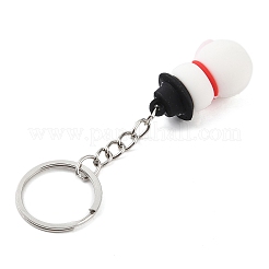 Porte-clés en fer sur le thème de Noël&nbsp;KEYC-L035-01P-04