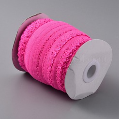 Cordons élastiques en polyester avec bordure à un seul bord&nbsp;EC-WH0020-06D