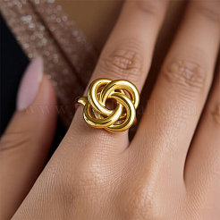 Geometrische Spiralringe aus Edelstahl 304&nbsp;PQ1918-2
