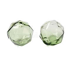 Perle di vetro trasparente&nbsp;GLAA-A041-01B-02