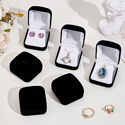 Cajas de almacenamiento para colgantes de joyería flocadas&nbsp;CON-WH0089-181C