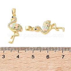 Pendentifs en laiton zircon cubique micro pavé noir&nbsp;CU-CBA2554-06G-01