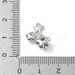 Ottone micro spianare pendenti zirconi&nbsp;LS-KK-D283-15P