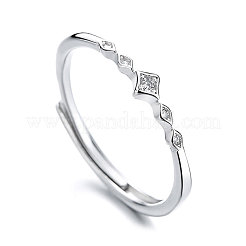 Einstellbare messing micro pave zirkonia fingerringe&nbsp;WGCE7A7-01
