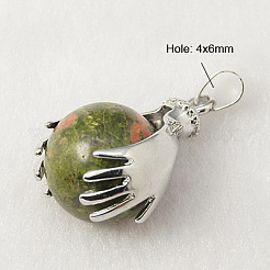 Edelstein-Anhänger&nbsp;G-G074-03