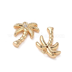 Pendentifs en laiton zircon cubique transparent&nbsp;KK-C168-18G