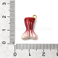 Pendentifs en acier inoxydable 304 émaillés&nbsp;STAS-P431-42G-02