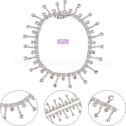 2 catena per scarpe con strass di cristallo&nbsp;FIND-NB0002-33