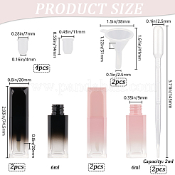 Contenitori vuoti di plastica&nbsp;AJEW-GF0009-81A