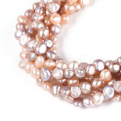Brins de perles de culture d'eau douce naturelles&nbsp;PEAR-N027-01A