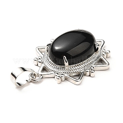 Colgantes de obsidiana naturales&nbsp;G-B033-03P-19