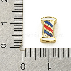 Rack de abalorios de esmalte de latón chapado&nbsp;KK-U029-22G-04