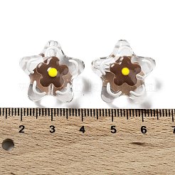 Abalorios de vidrio transparentes&nbsp;LAMP-H065-02C