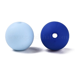 Perline acriliche siliconiche imitate in stile gommato&nbsp;MACR-T048-01A-09