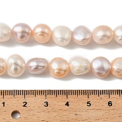 Brins de perles de culture d'eau douce naturelles&nbsp;PEAR-P064-19I-02B