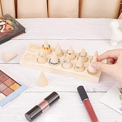 Fingerringständer aus Holz&nbsp;RDIS-WH0009-005B