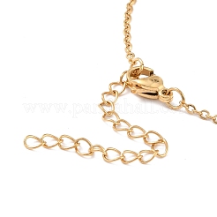 Collar de mamá para cumpleaños regalo del día de la madre&nbsp;NJEW-I249-01G-01