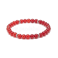 Ensemble de bracelets extensibles en perles rondes avec pierres précieuses mélangées naturelles 7pcs 7 styles&nbsp;BJEW-JB08917