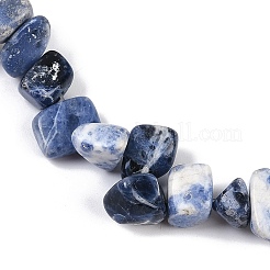 Natur Sodalith Nuggets Perlen Stränge&nbsp;G-B125-A18-01