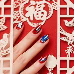 DIY-Nagelkunst-Vorlagen aus Edelstahl&nbsp;MRMJ-WH0092-226