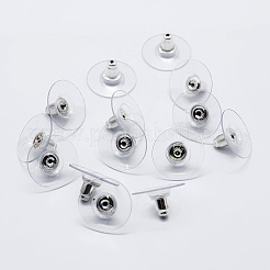 Anlaufgeschützte rhodinierte Ohrstecker aus Sterlingsilber&nbsp;STER-K167-038P
