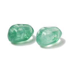 Perles opaques en acrylique imitant les pierres précieuses&nbsp;OACR-G061-04I