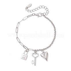 Legierung Charme Armbänder&nbsp;BJEW-JB12747