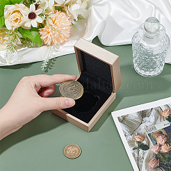Rechteckige Münzaufbewahrungsboxen aus PU-Kunstleder&nbsp;CON-WH0089-145C