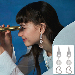 Accesorios para pendientes de acero inoxidable 304&nbsp;STAS-UN0002-88P