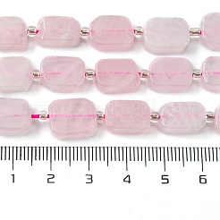 Natürlichen Rosenquarz Perlen Stränge&nbsp;G-C098-A15-01
