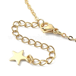 Latzkette aus natürlichem Achat&nbsp;NJEW-JN04404-01