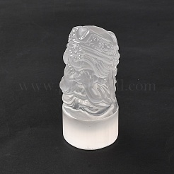 Figurines en sélénite naturelle&nbsp;DJEW-Q006-01I
