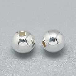 925 Sterling Silber Perlen&nbsp;STER-T002-237S-6mm