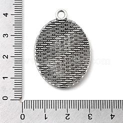 Tibetischer Stil Legierung Anhänger Fassungen&nbsp;TIBEP-N003-37AS